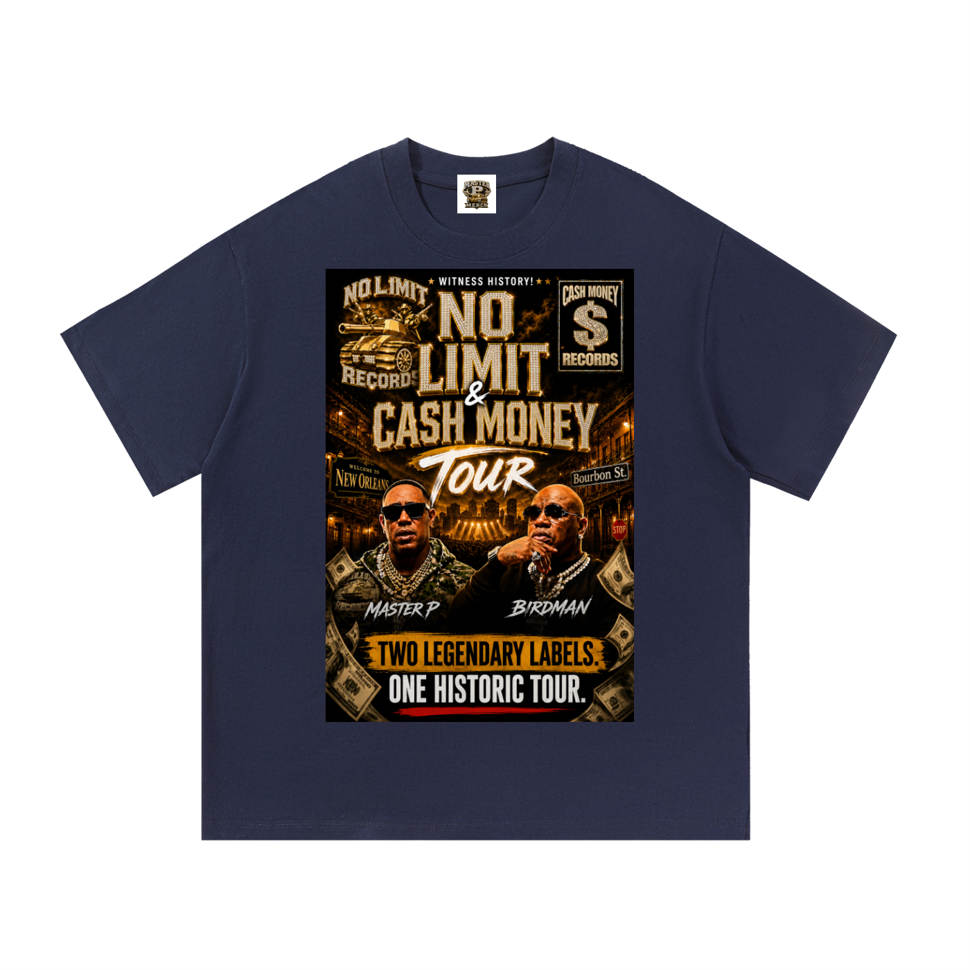 No limit x Cash Money Tour Tee