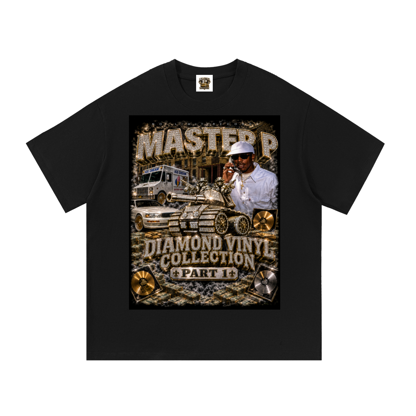 Master P Diamond Vinyl Tee