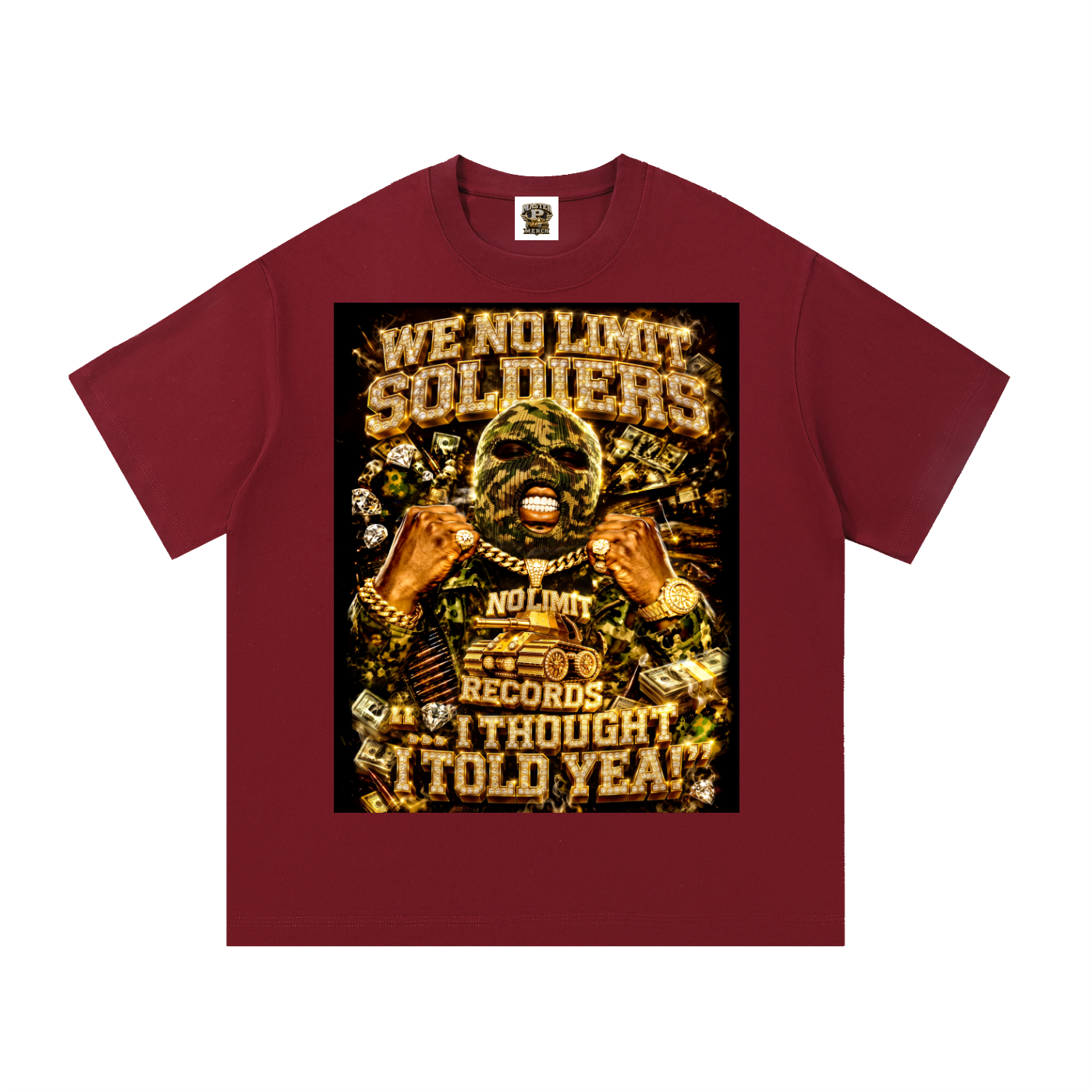 We No Limit Soldiers Mask Tee