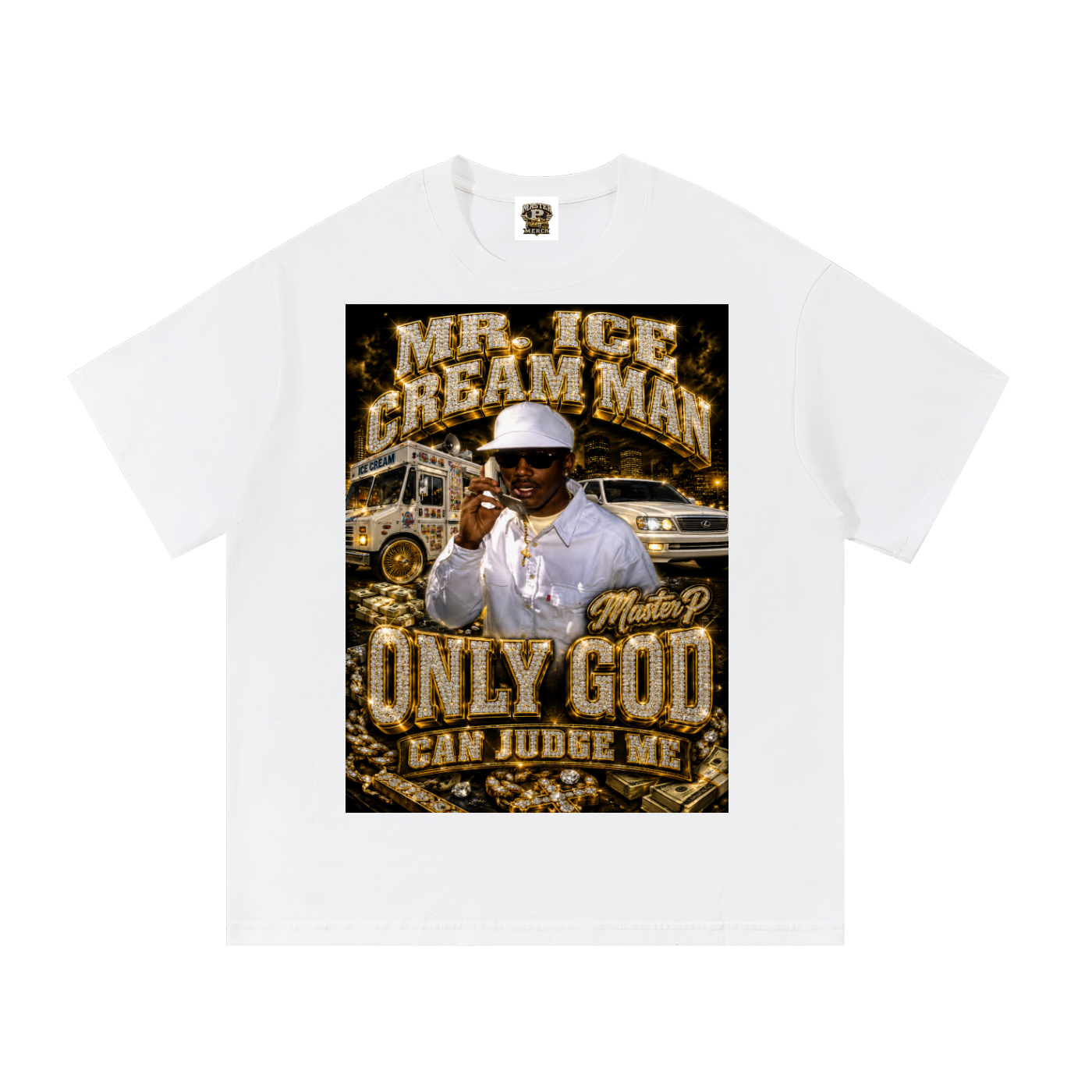 Master P Only God Can/Mr. Ice Cream man Tee
