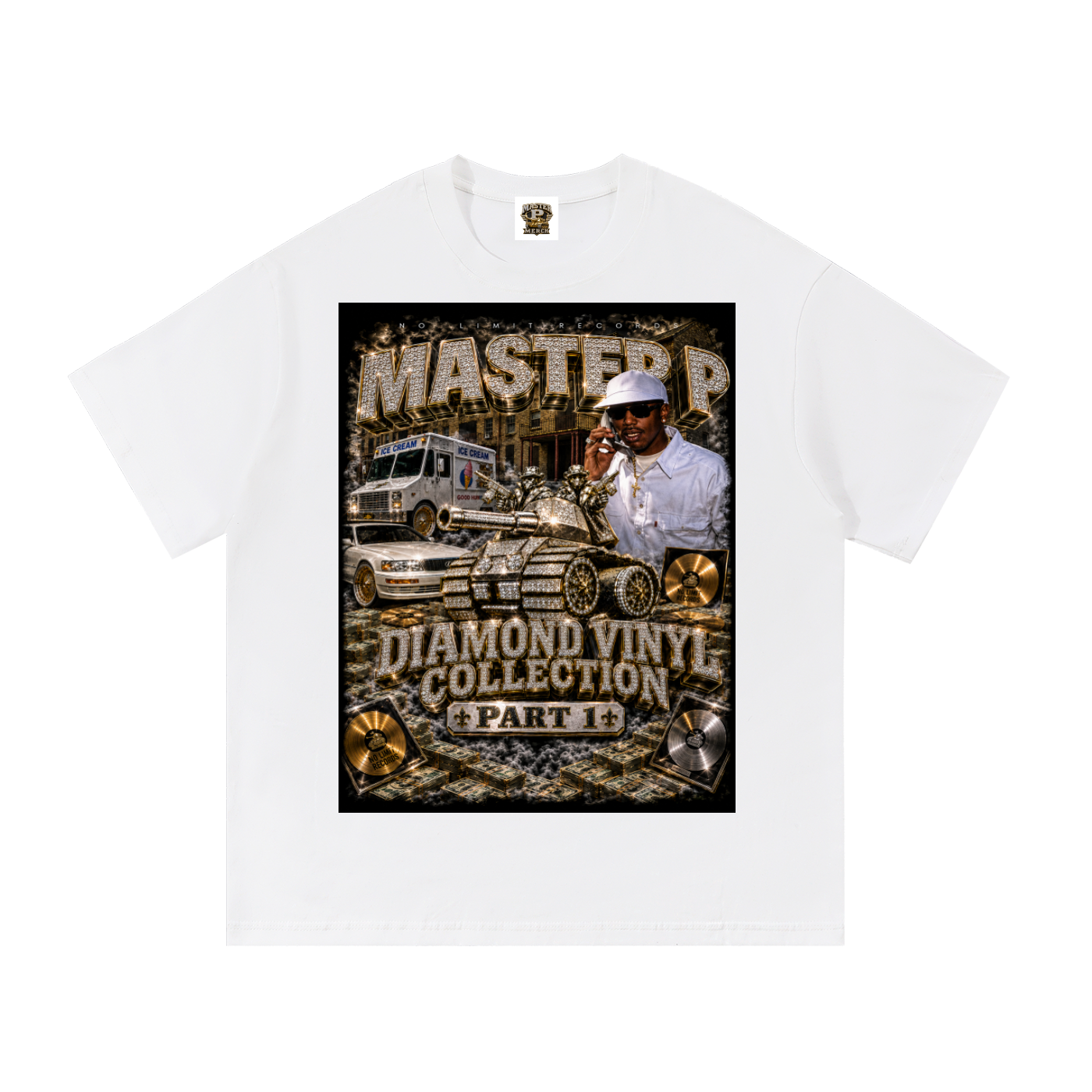 Master P Diamond Vinyl Tee