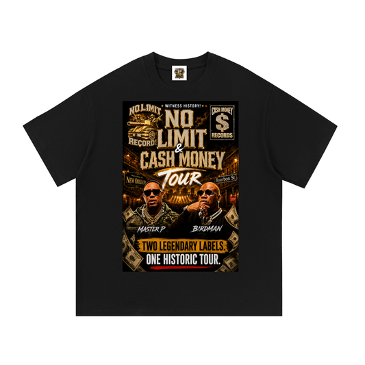 No limit x Cash Money Tour Tee