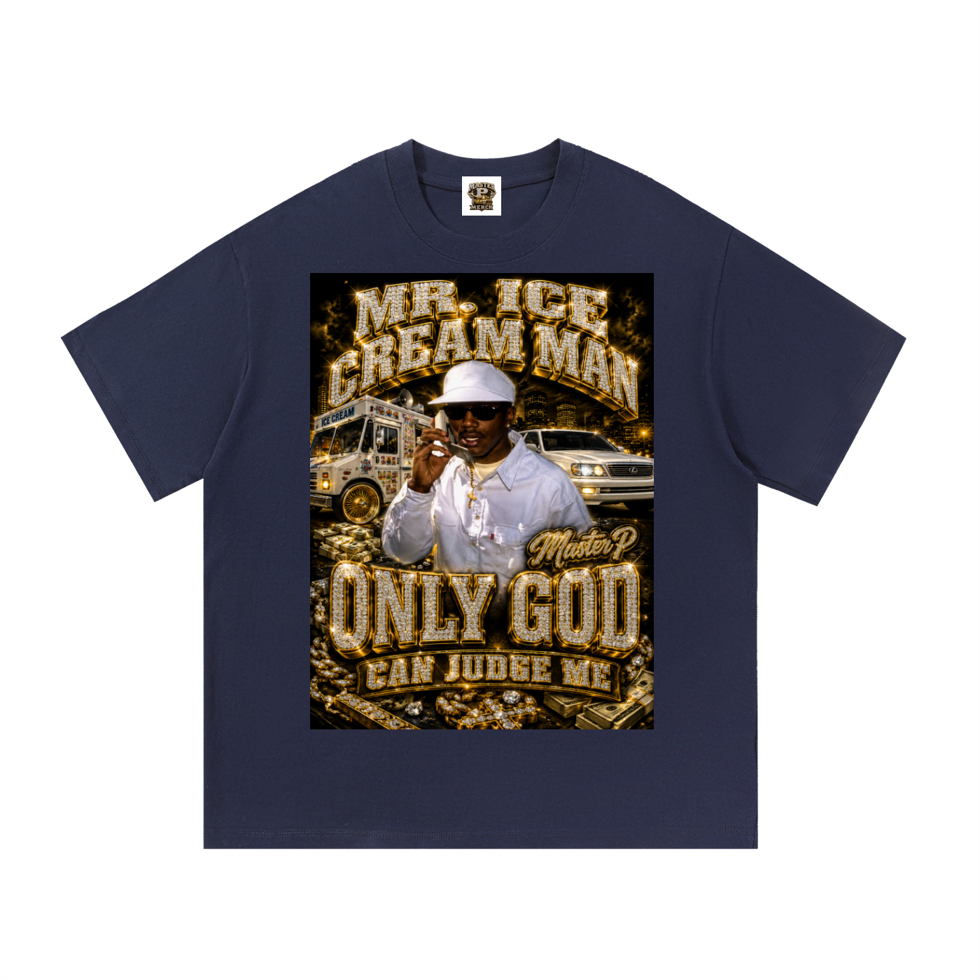 Master P Only God Can/Mr. Ice Cream man Tee