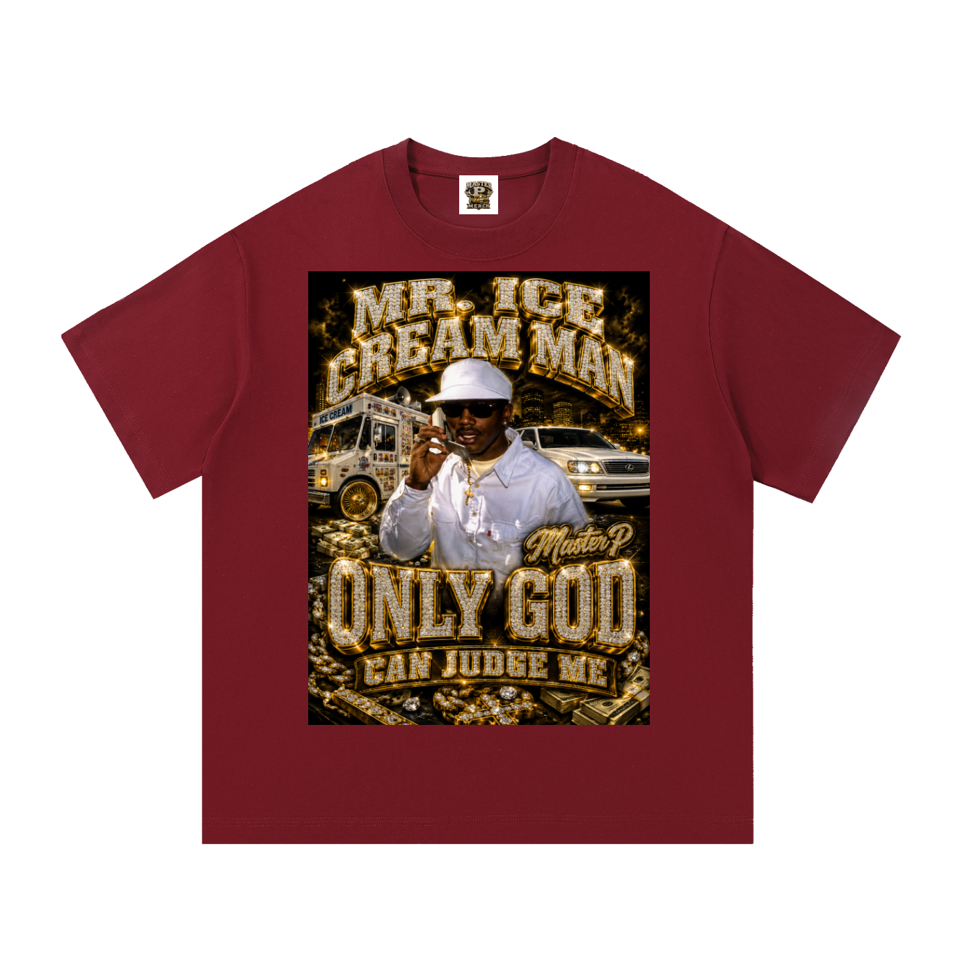 Master P Only God Can/Mr. Ice Cream man Tee