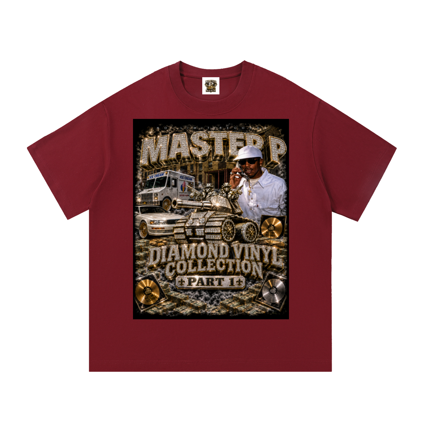 Master P Diamond Vinyl Tee