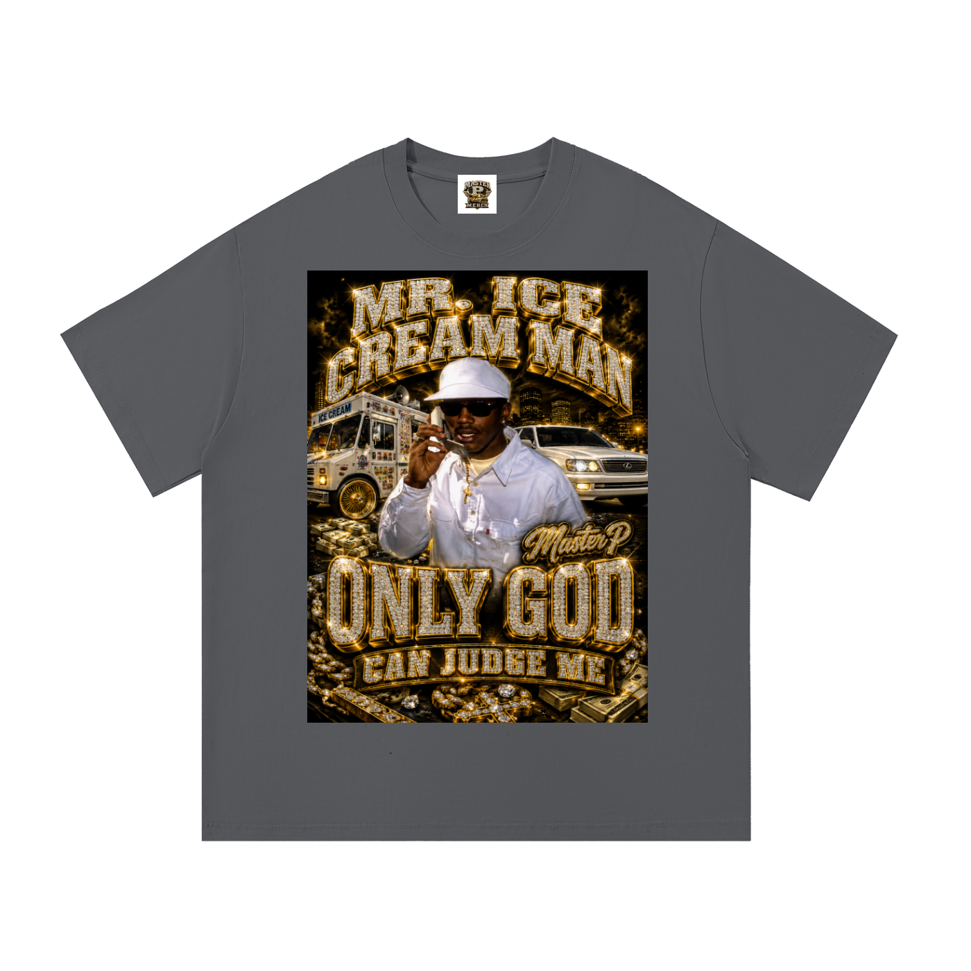 Master P Only God Can/Mr. Ice Cream man Tee