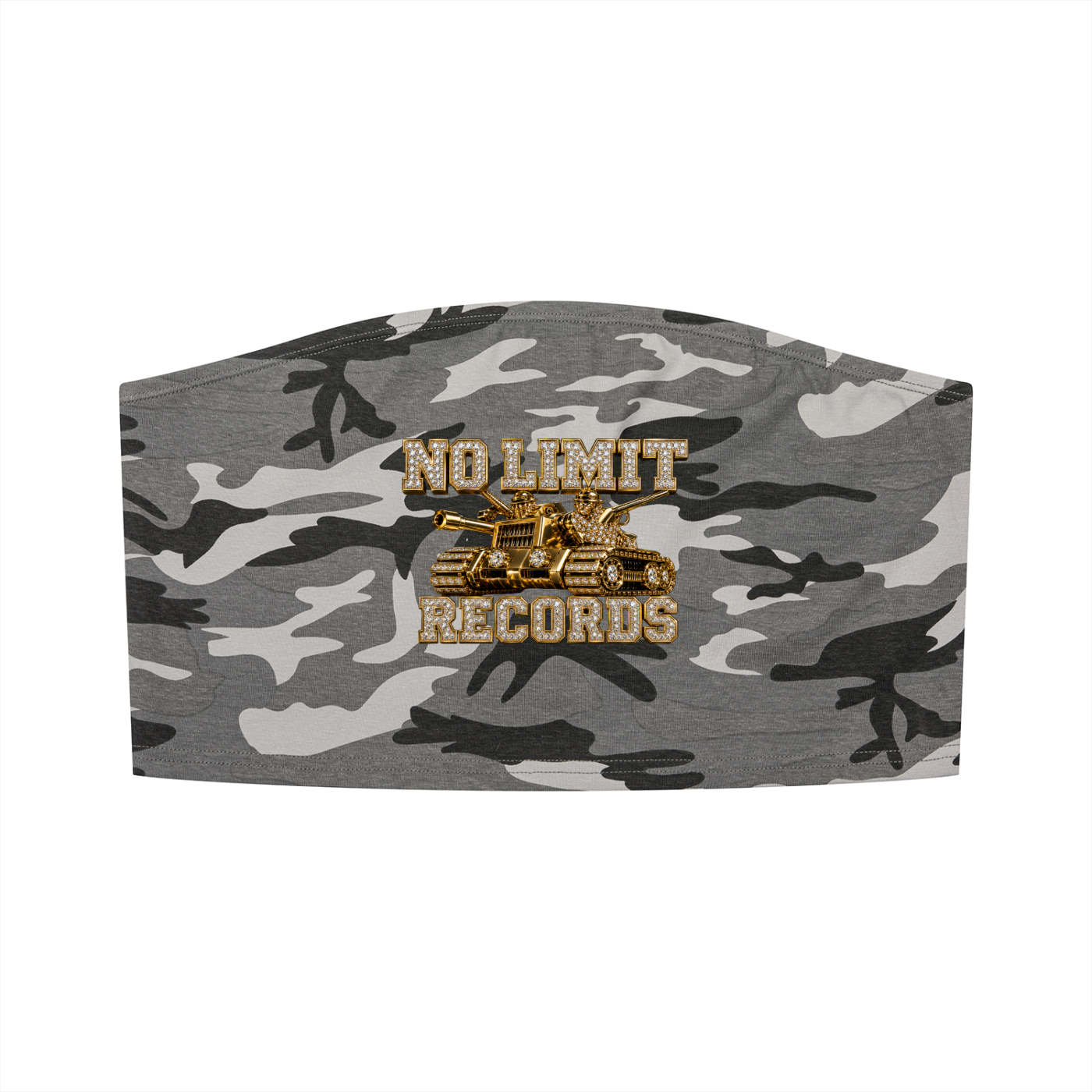 No Limit Camo Cropped Tube Top